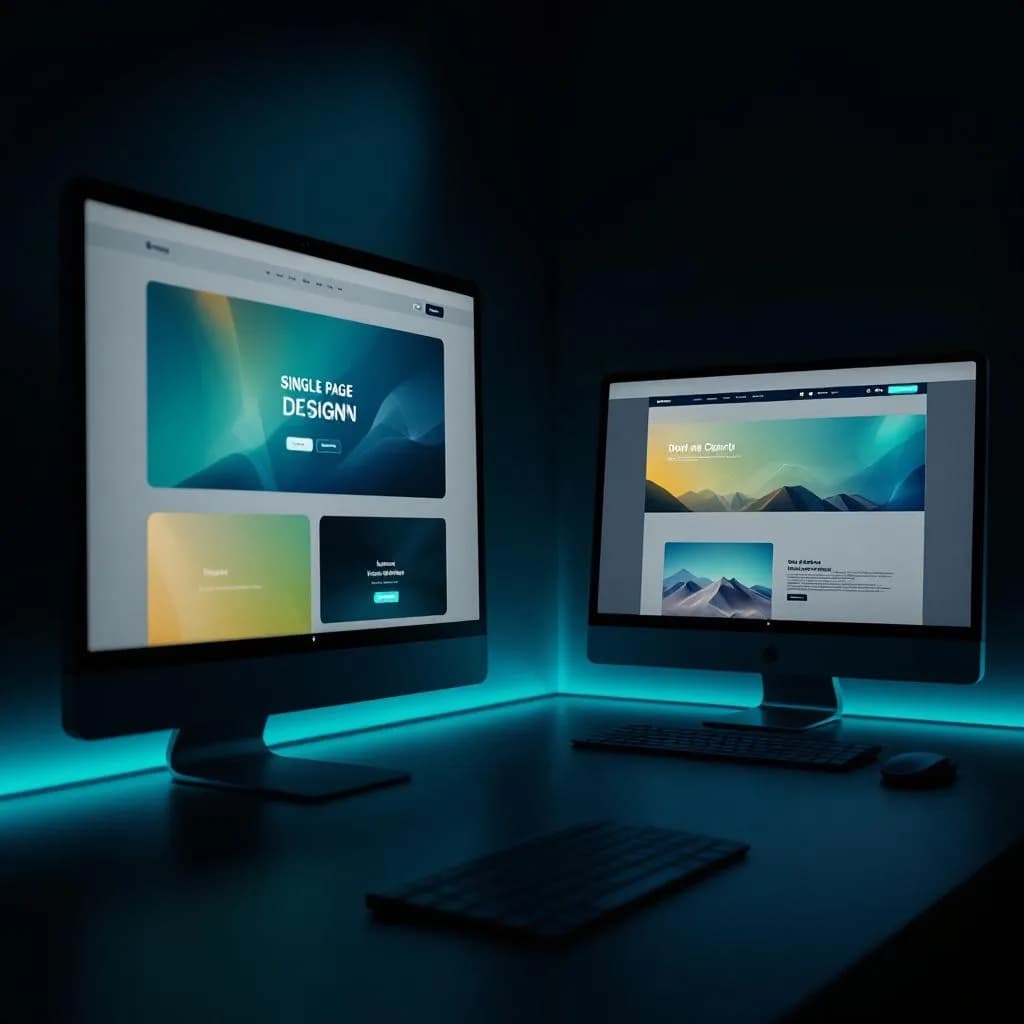 Лендинг или многостраничный сайт: что выбрать